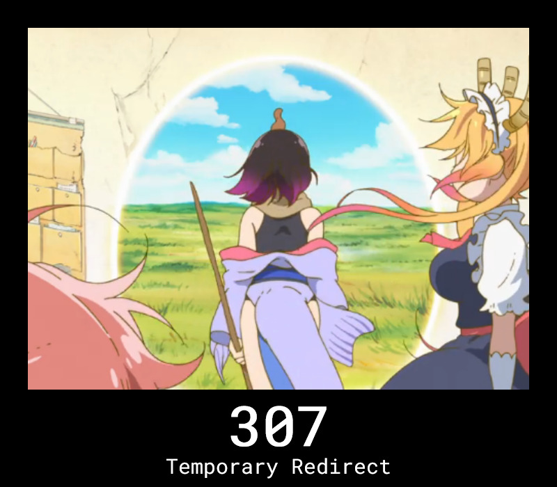 307 Temporary Redirect