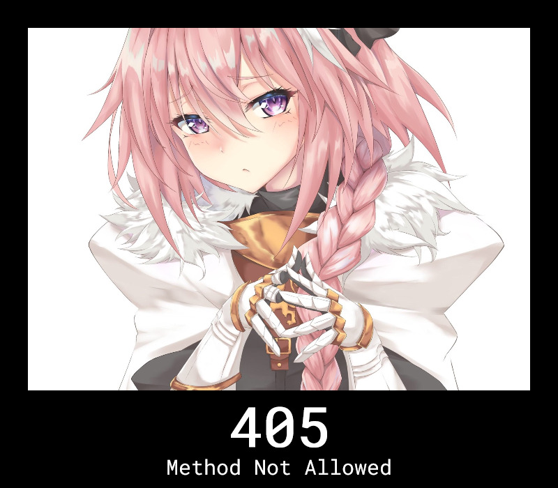 405 Method Not Allowed